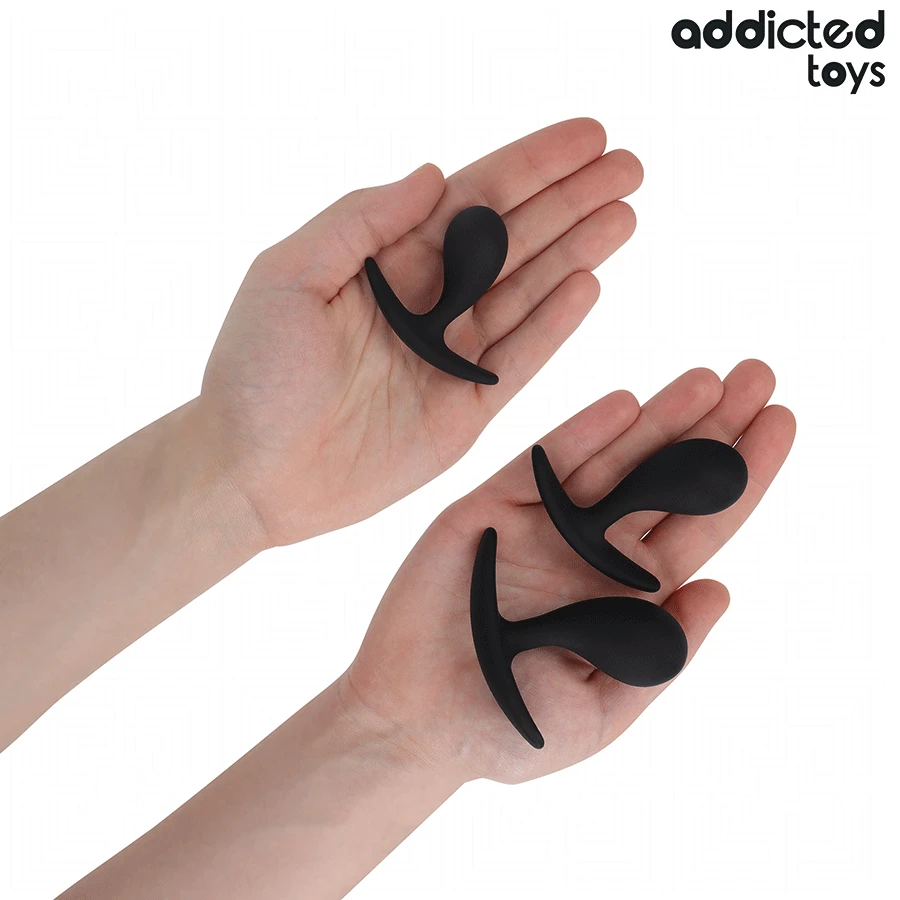 ADDICTED TOYS - CONJUNTO DE 3 PLUG ANAL MODELO 3